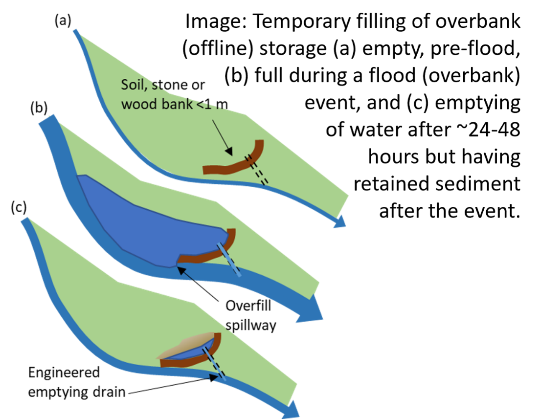 Schematic of raised buffers - overbank